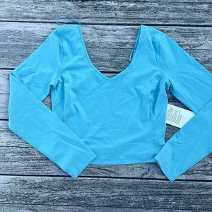 Lululemon Align Long Sleeve Shirt Tidal‎ Teal Size 10 NWT